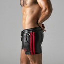 LOCKER GEAR SAUCY RUDE SHORT WITH COLORED STRIPE