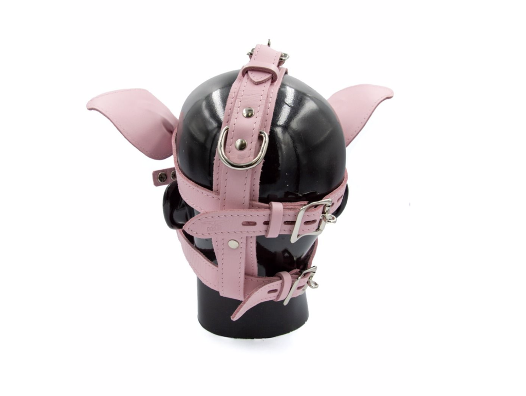 MISTER B LEATHER PIG HEAD HARNESS