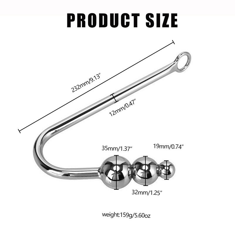GAYT*GEAR ANAL ROPE HOOK 3 BALLS