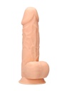 REAL ROCK DUAL DENSITY DILDO W/ BALLS 21.6cm