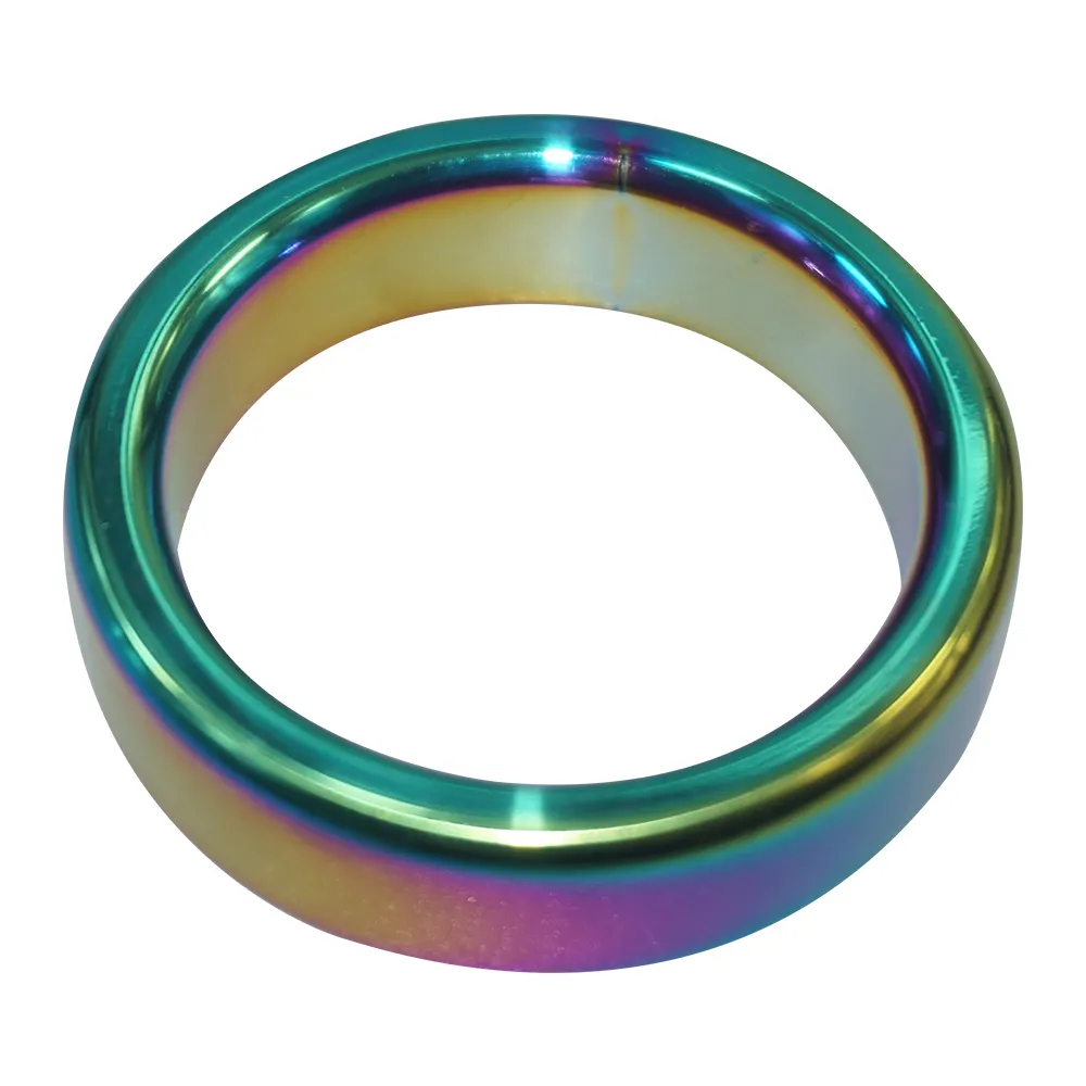 GAYT*GEAR RAINBOW STAINLESS STEEL COCK RING