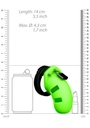 OUCH GLOW IN DARK SILICONE COCK CAGE