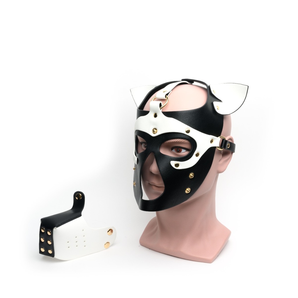 665 BONDAGE PUPPY PLAY HOOD