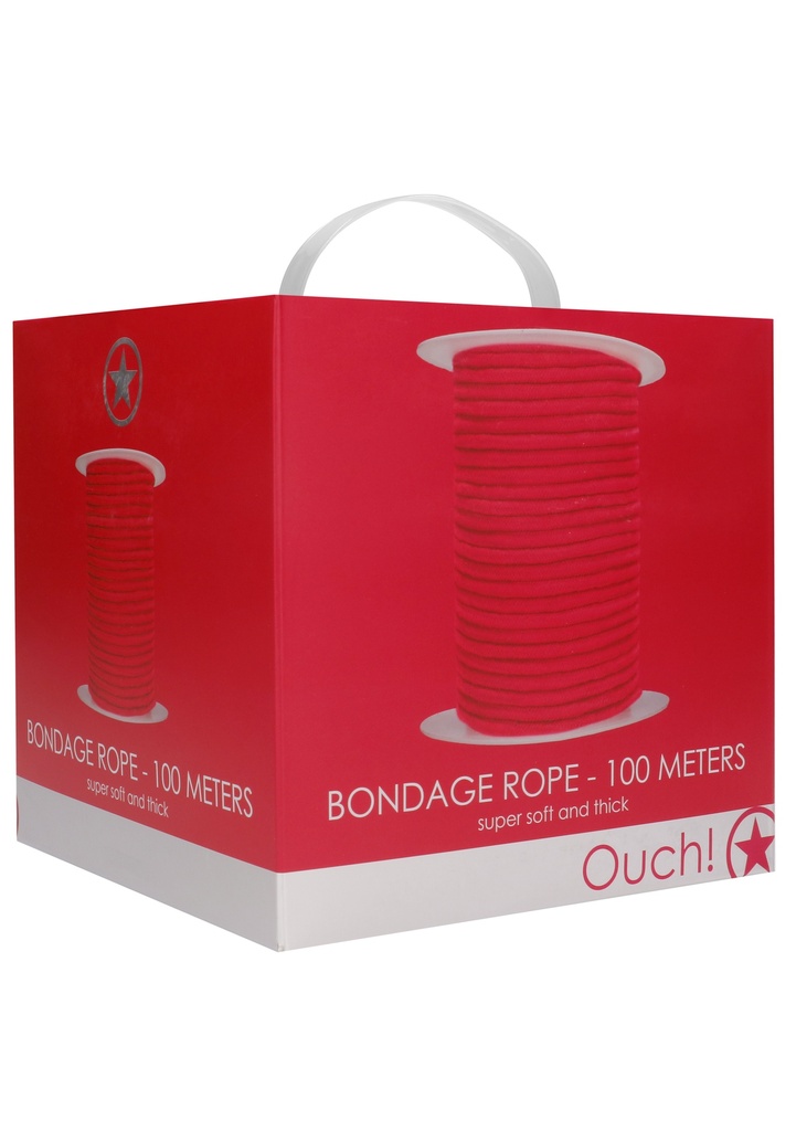 100 METER RED BONDAGE ROPE
