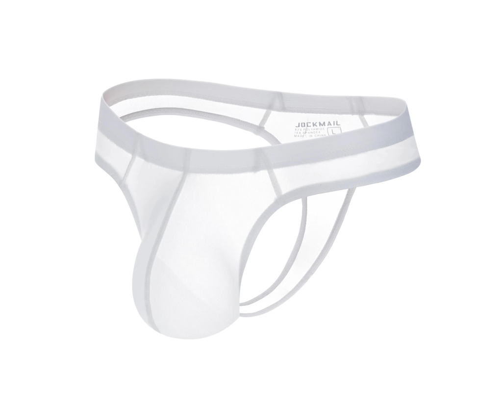 JOCKMAIL 290 ICED SILK EDGE SINGLE PIECE THONG