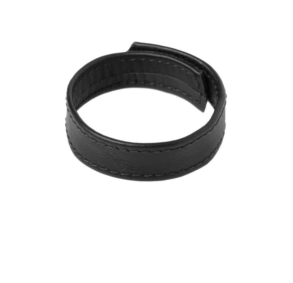 LEATHER VELCRO COCKRING 