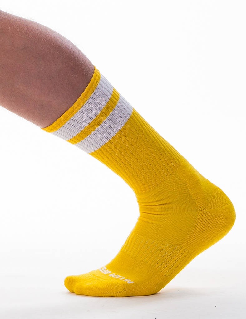 BARCODE BERLIN GYM SOCKS YELLOW/WHITE