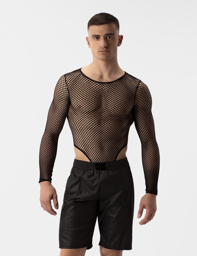BARCODE BERLIN LEATHER SHORT POLIKOR