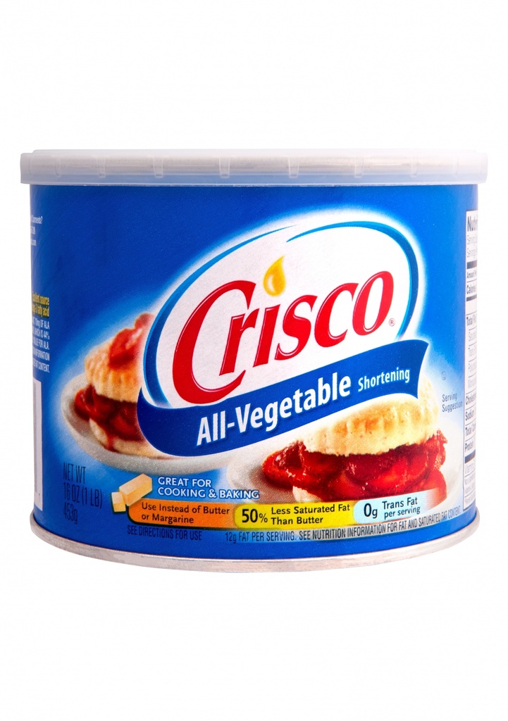 CRISCO ALL VEGETABLE SHORTENING 453g