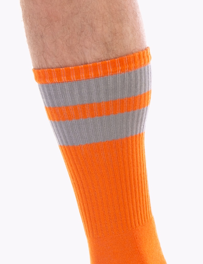 BARCODE BERLIN GYM SOCKS NEONORANGE/GREY