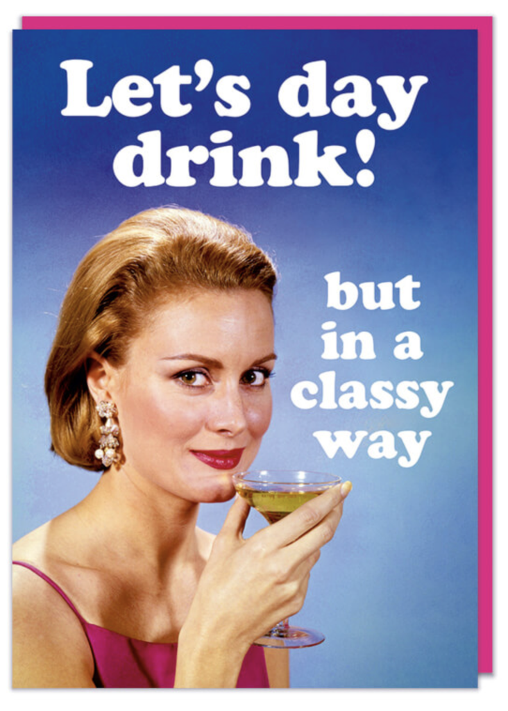 DM LETS DAY DRINK CARD