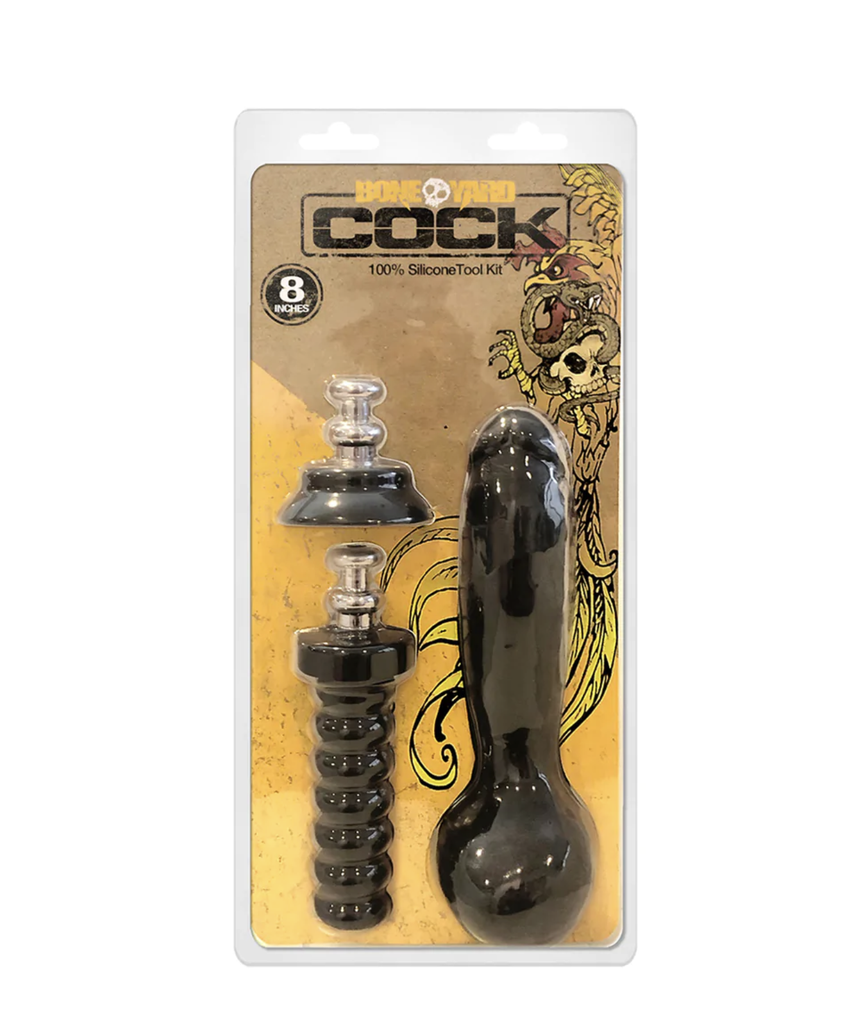 BONEYARD DILDO W/ HANDLE 20cm