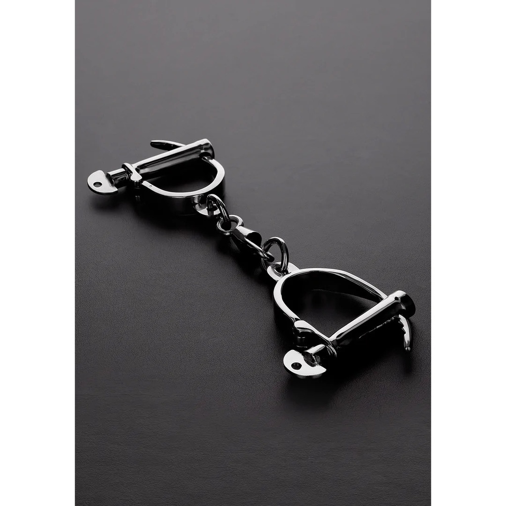 STEEL ADJUSTABLE DARBY STYLE HANDCUFFS