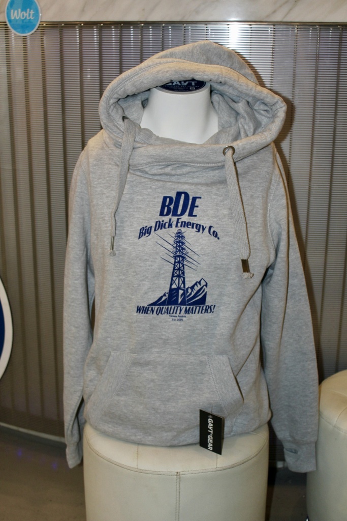 GAYT*GEAR CROSS NECK HOODIE BIG DICK ENERGY