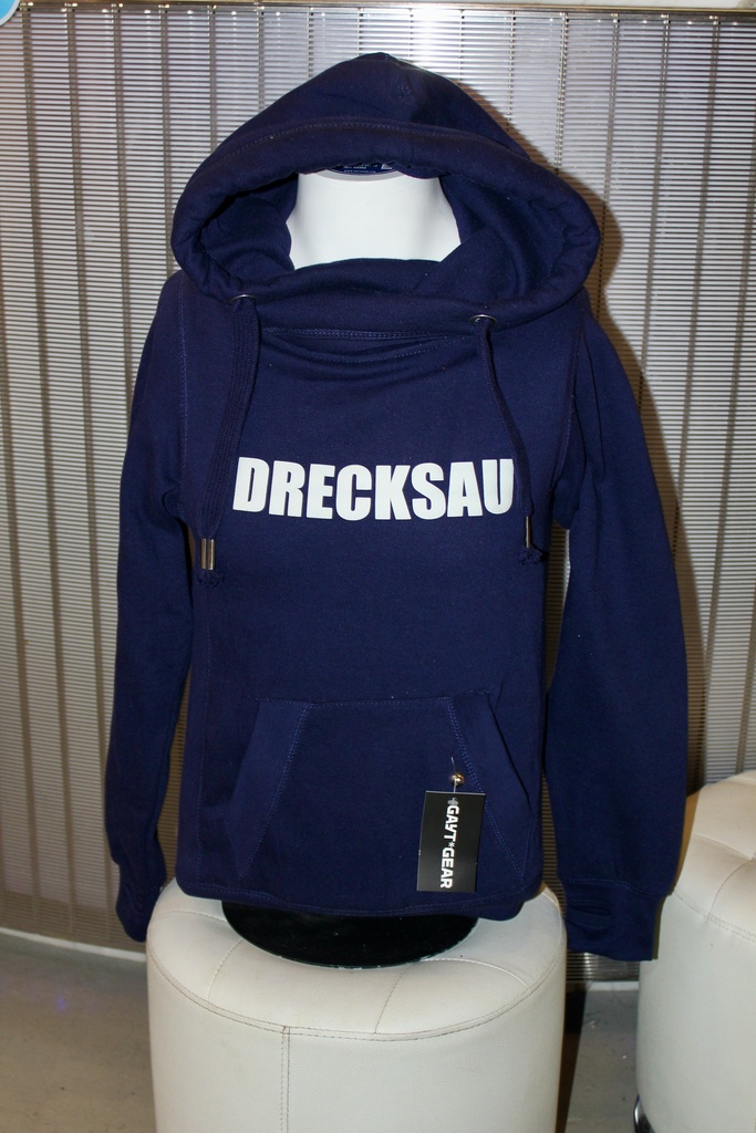 GAYT*GEAR CROSS NECK HOODIE DRECKSAU GLOW IN THE DARK