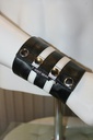 GAYT*GEAR LEATHER GAUNTLET DOUBLE STRIPE