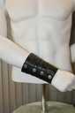GAYT*GEAR LEATHER GAUNTLET DOUBLE STRIPE