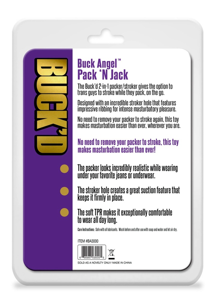 BUCKD PACK AND JACK PACKER AND MASTURBATOR 