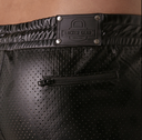 LOCKER GEAR PUNCH HOLE LEATHERETTE RUNNING SHORT