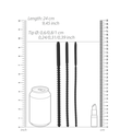 OUCH RIBBED SILICONE SOUNDING DIALTOR SET (3)