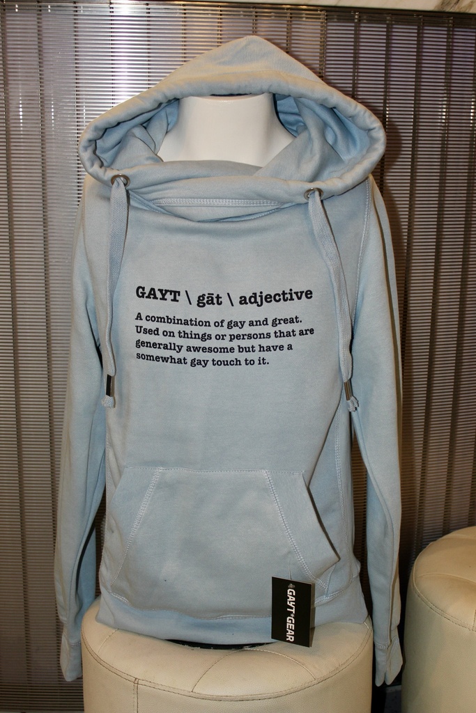 GAYT*GEAR CROSS NECK HOODIE GAYT DESCRIPTION