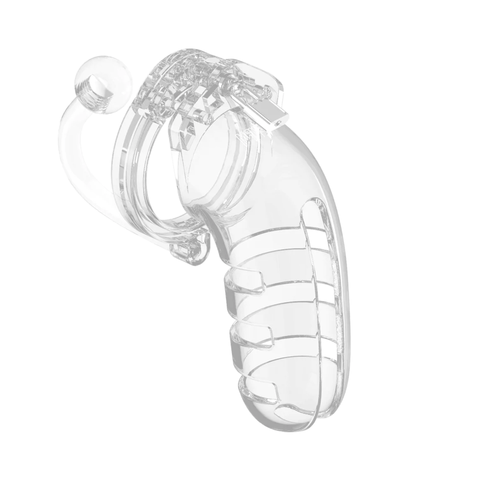 MANCAGE CHASTITY CAGE W/ PLUG MODEL 12