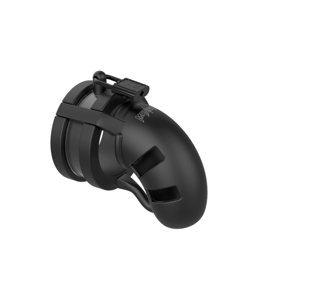MANCAGE CHASTITY W/ BALL SPLITTER MODEL 18