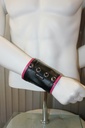 GAYT*GEAR LEATHER GAUNTLET CUFF W/ STRIPE