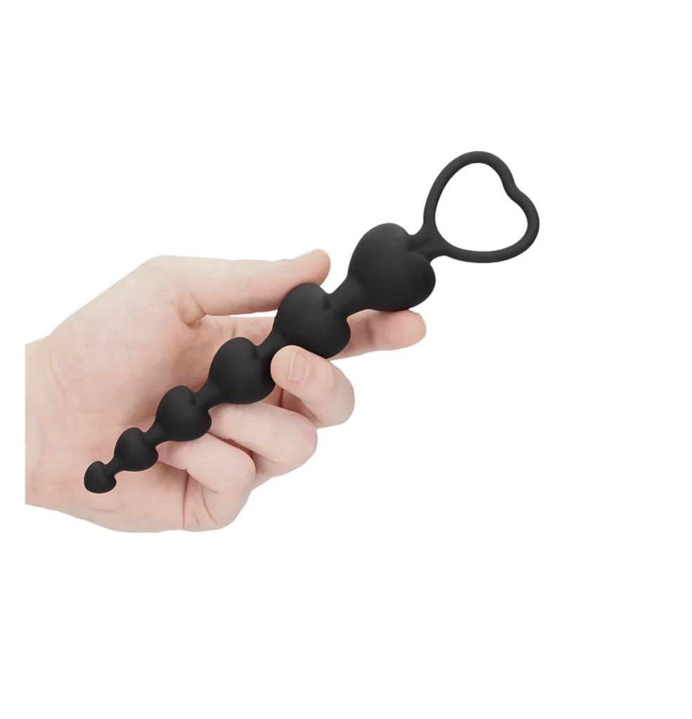 OUCH ANAL HEART BEADS