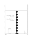 OUCH ASS SNAKE BEADED DILDO 48cm