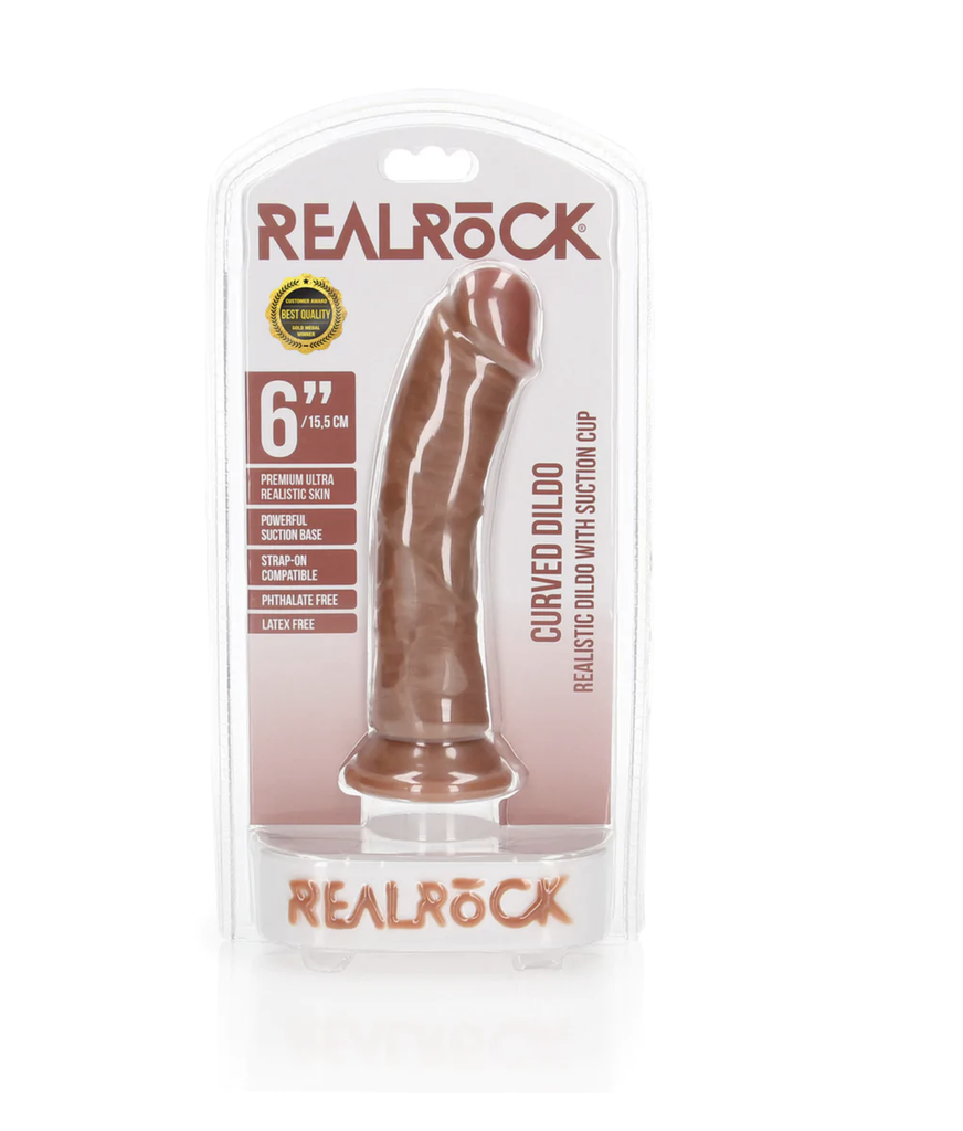 REAL ROCK CURVED DILDO NO BALLS 15,5cm