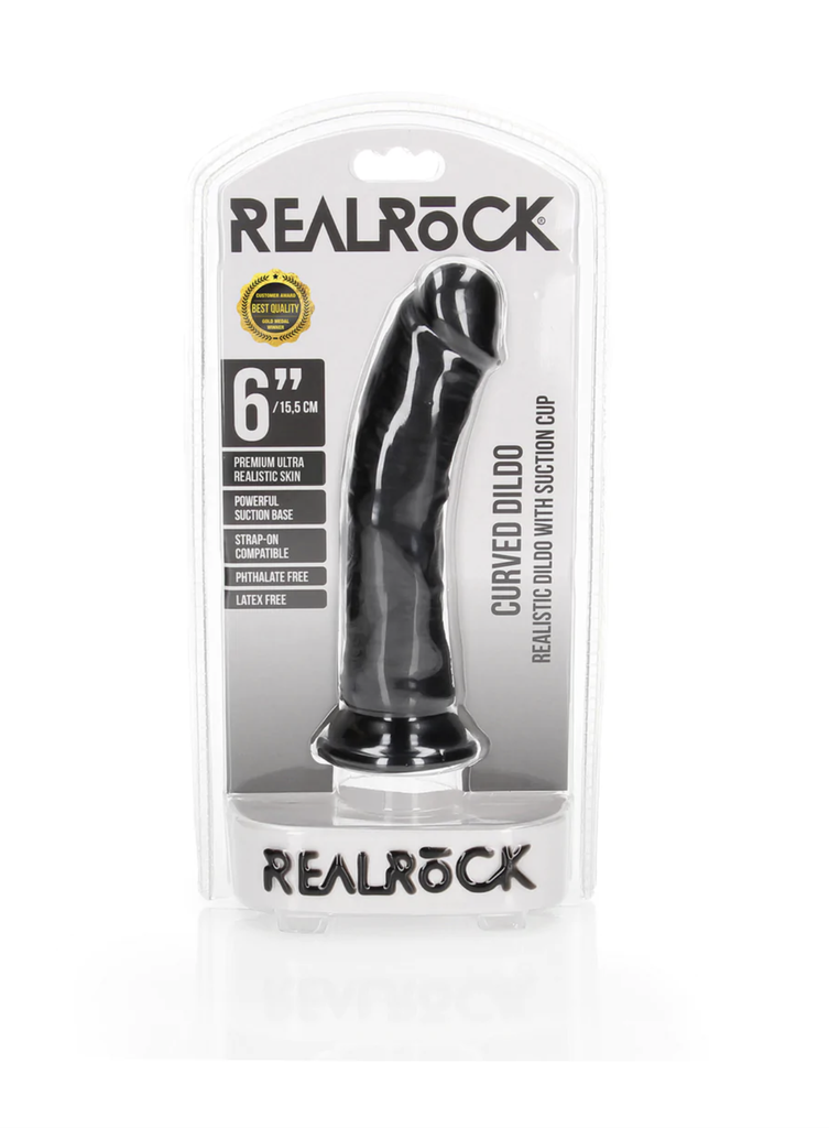 REAL ROCK CURVED DILDO NO BALLS 15,5cm