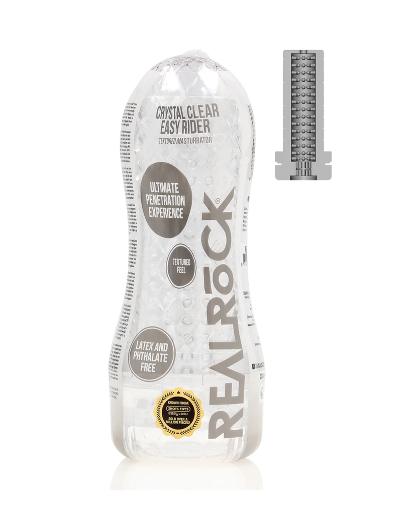 REAL ROCK EASY RIDER TEXTURED MASTURBATOR