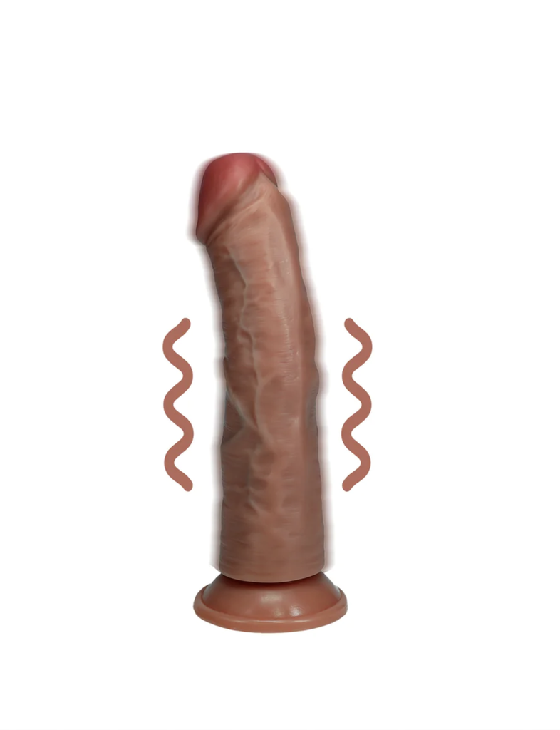 REAL ROCK VIBE REG CURVED DILDO 15,5cm