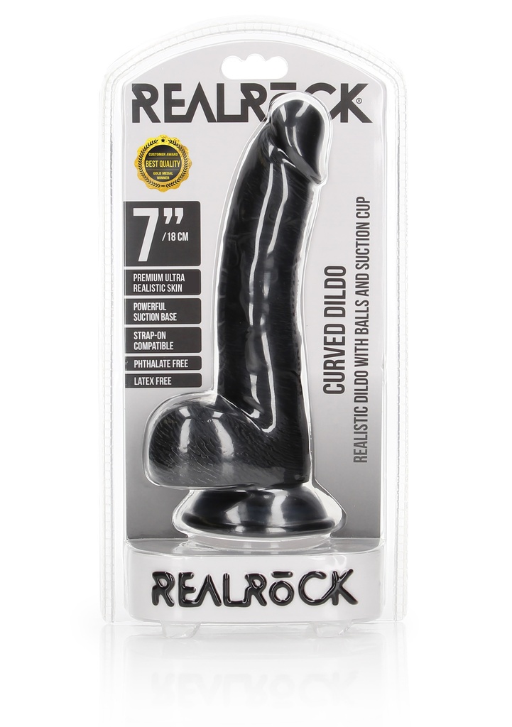 REAL ROCK REALISTIC COCK W/BALLS 