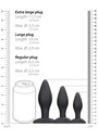 APEX 3 PIECE BUTT PLUG SET