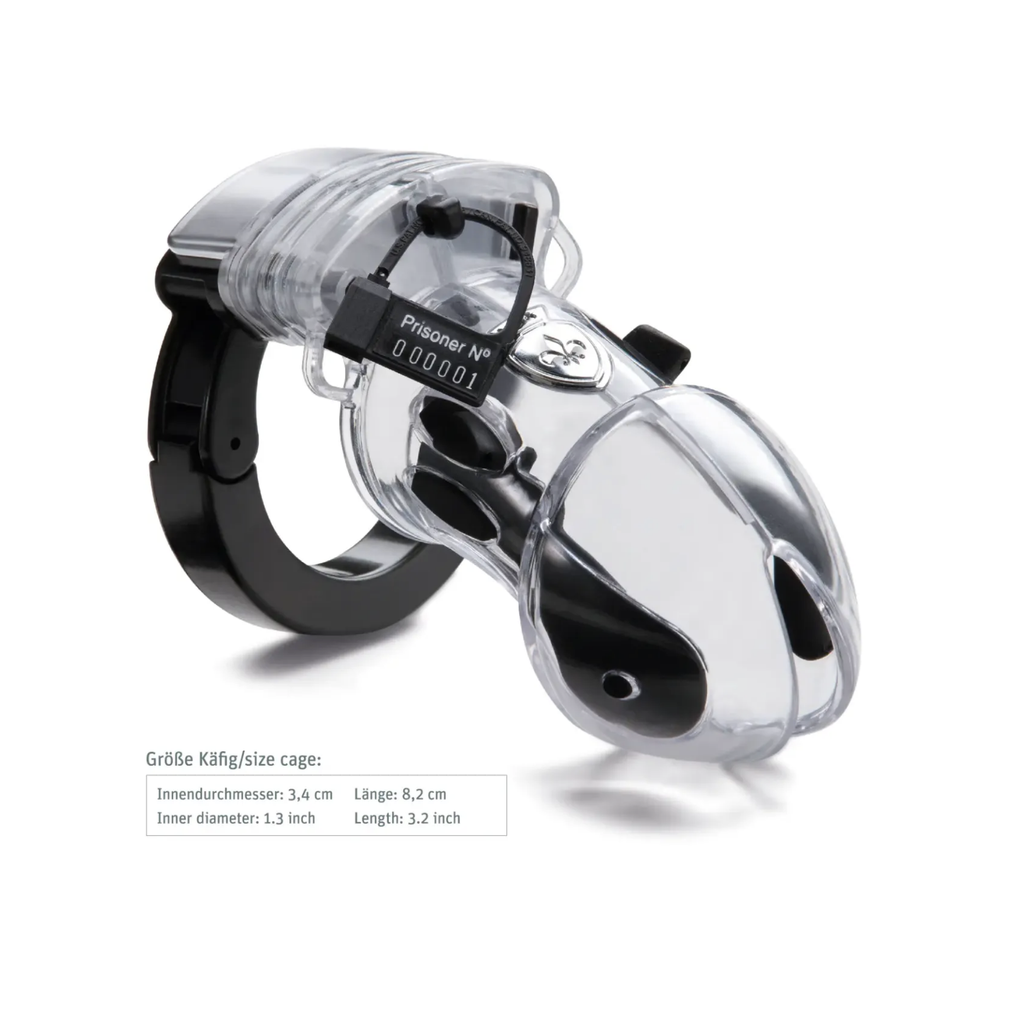 Mystim Public Enemy No. 1 Cock Cage with E-Stim Black