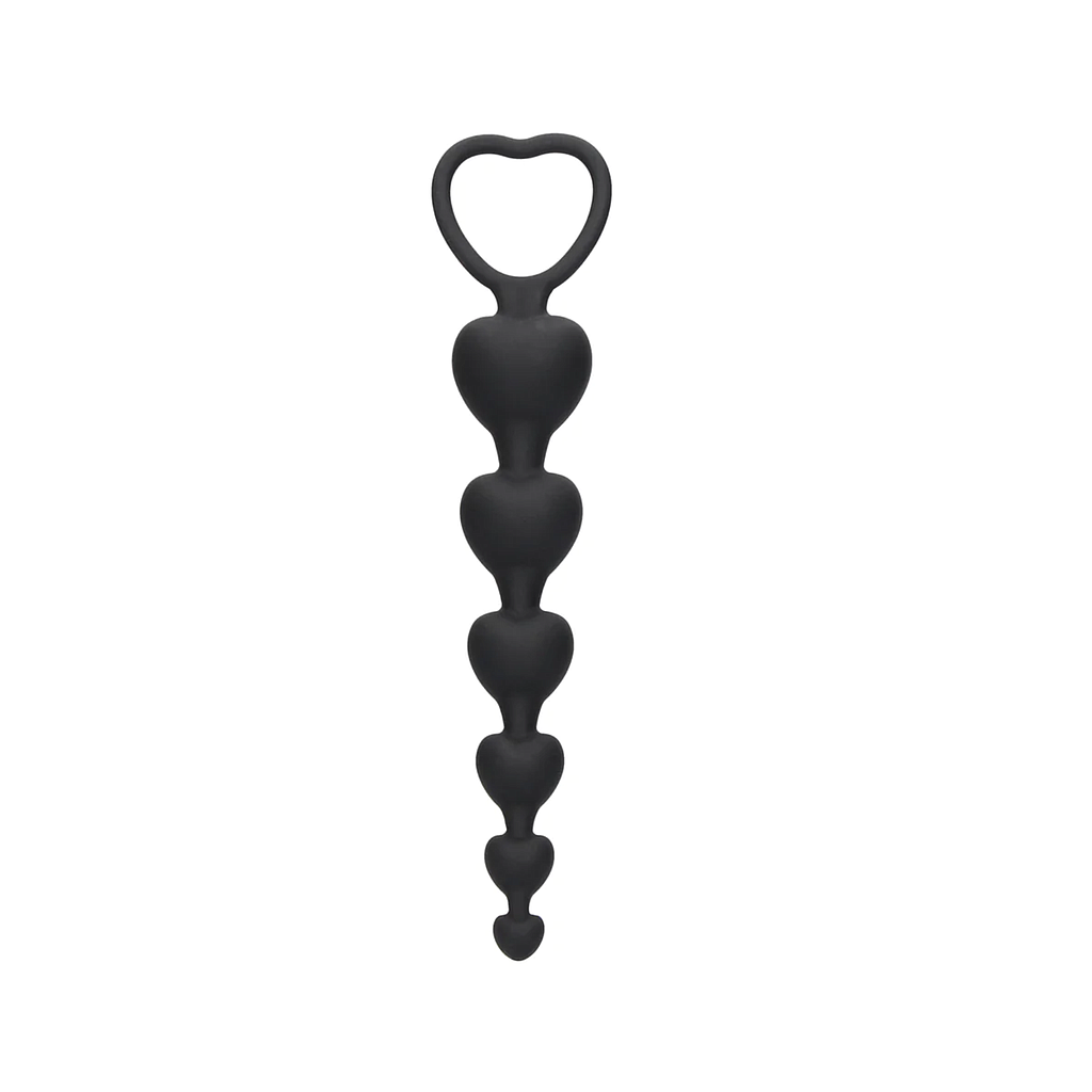 OUCH ANAL HEART BEADS