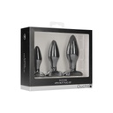 OUCH APEX 3 PIECE BUTT PLUG SET