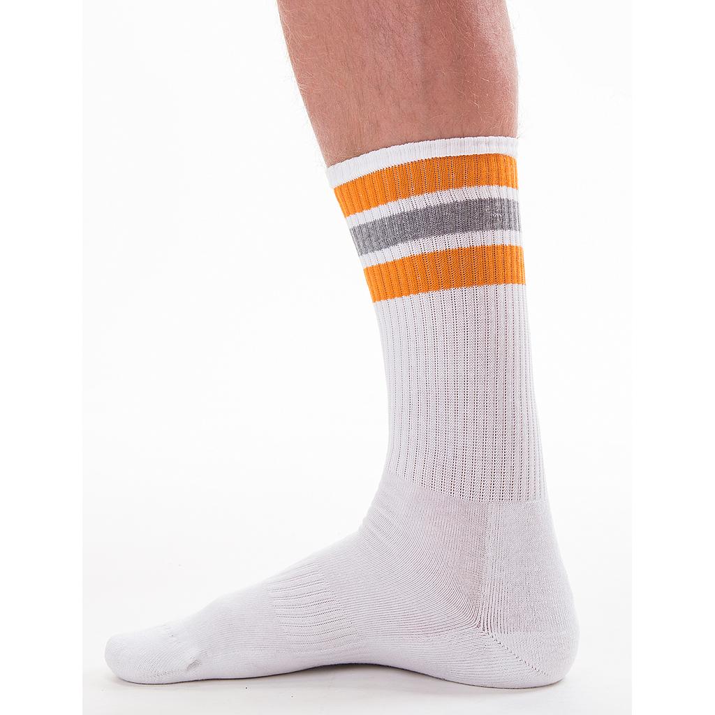 BARCODE BERLIN ME TIME SOCKS WHITE/YELLOW/GRAY