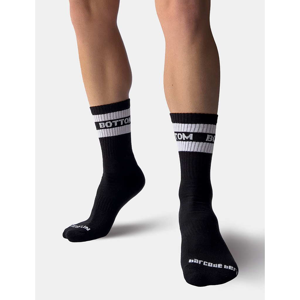 Barcode Berlin Fashion Half Socks Bottom White Black