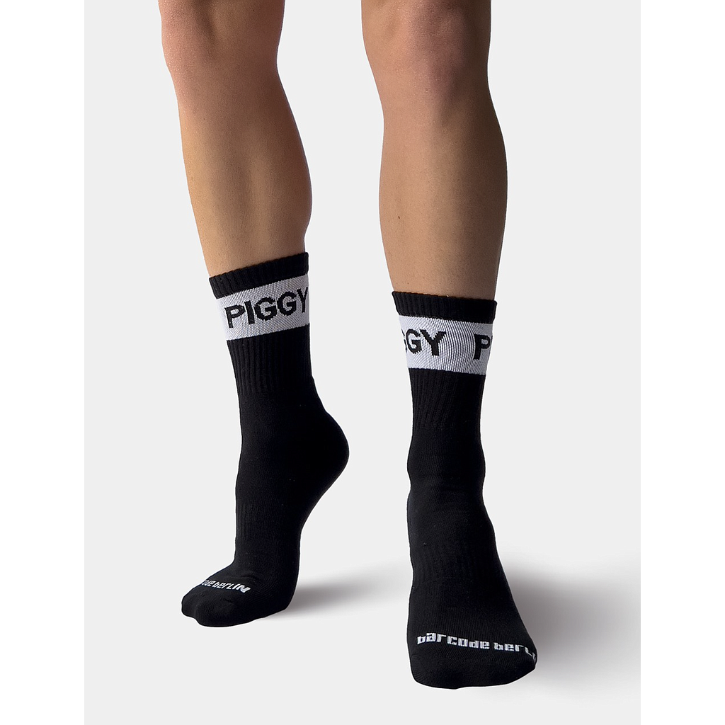 Barcode Berlin Fashion Half Socks Piggy White Red