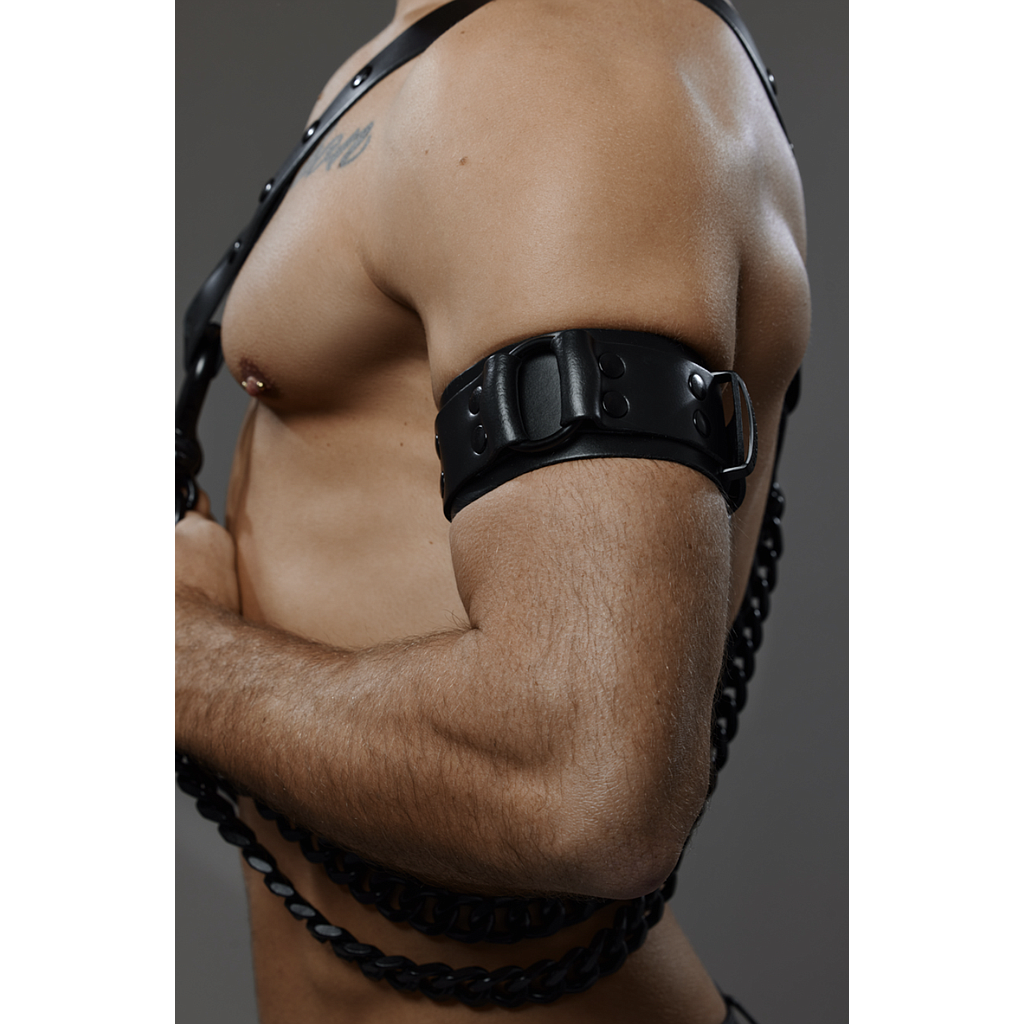 PROVOCATEUR LEATHER BICEP CUFF BRUNO
