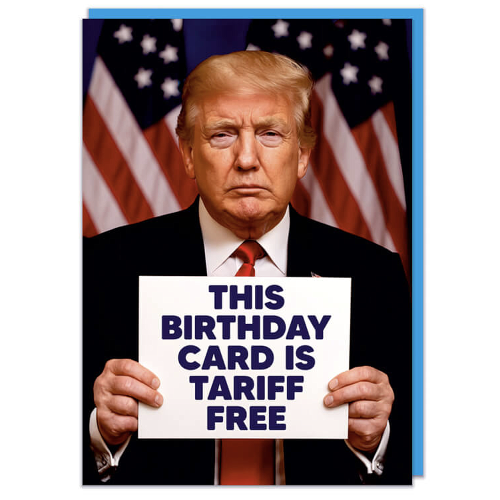 DM TRUMP TARIFF FREE CARD