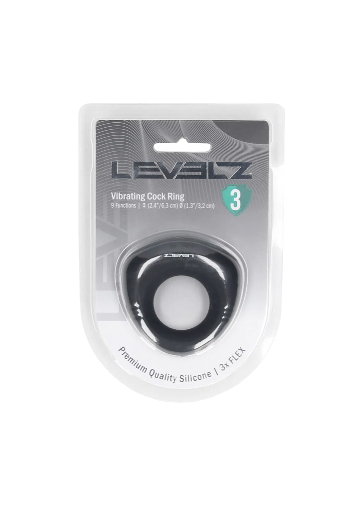 LEVELZ - SEALED LIQUID SILICONE VIBRATING COCKRING
