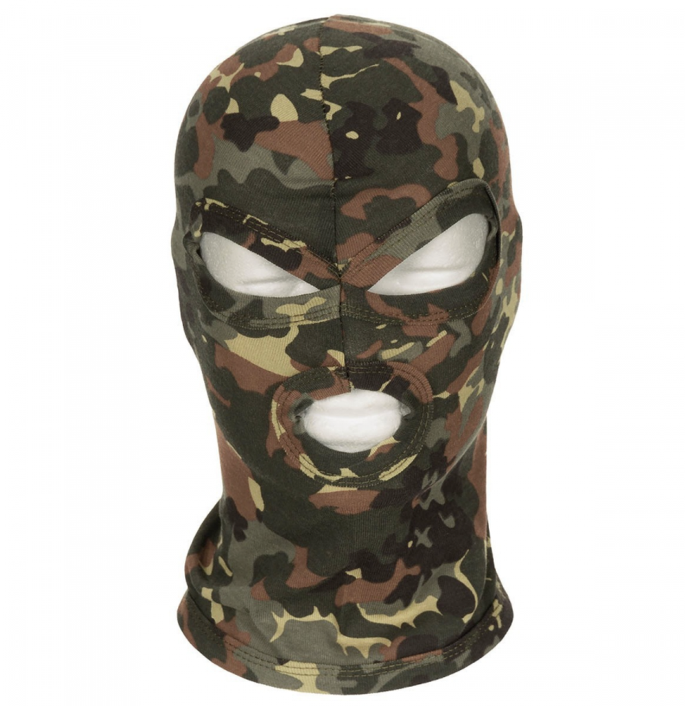 THE RED COTTON CAMO HOOD LUX