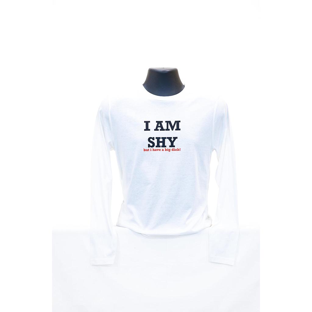GAYT*GEAR T-SHIRT LONG SLEEVE  I AM SHY