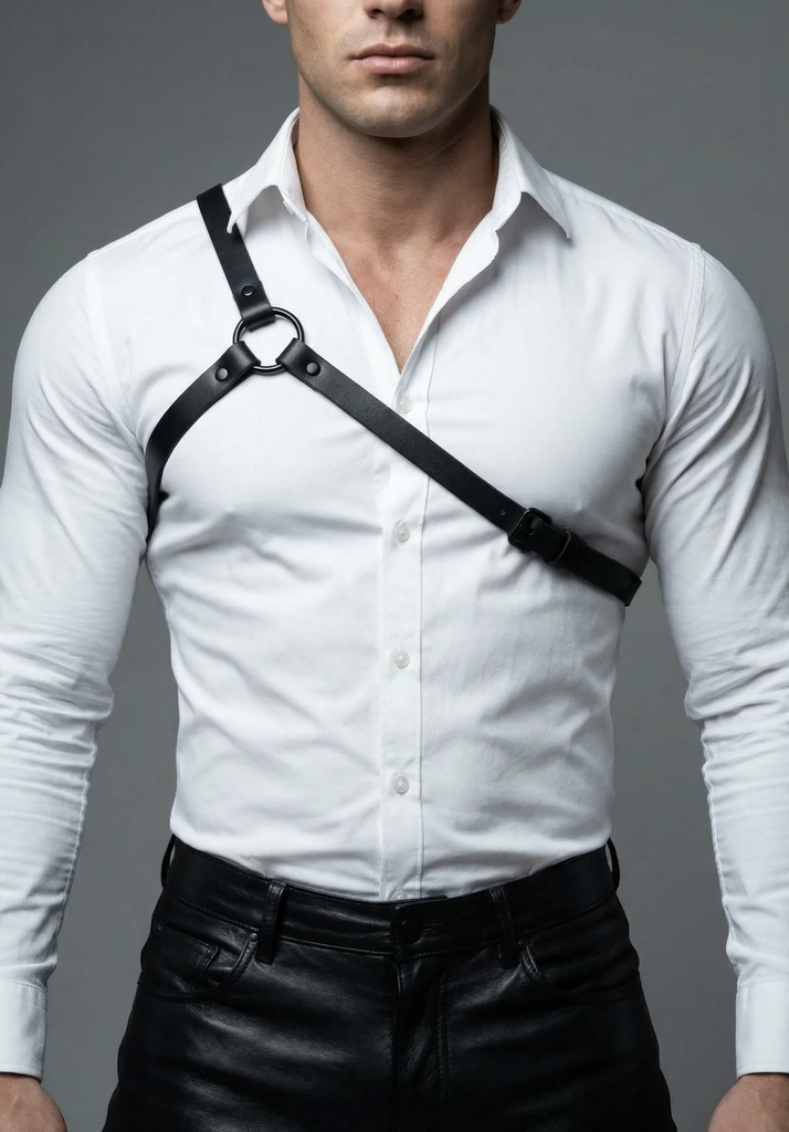 PROVOCATEUR LEATHER HARNESS STYX