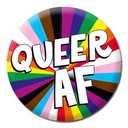 DM QUEER AF BADGE