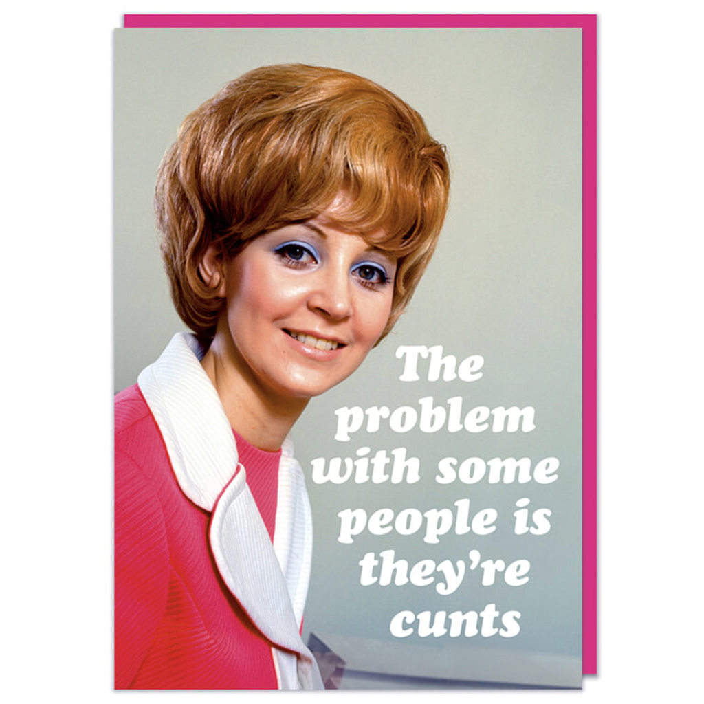 DM THE PROB WITH PEOPLE CARD